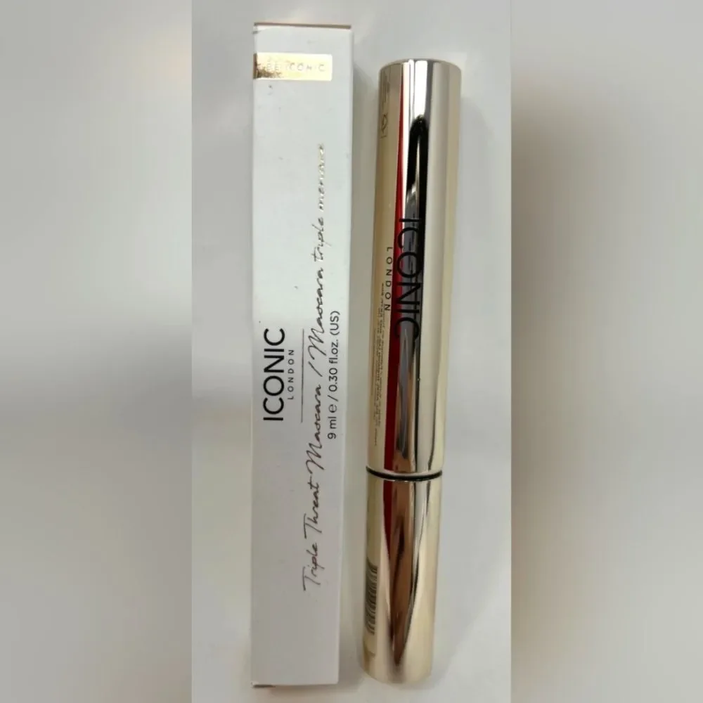NIB Iconic London Triple Threat Black Mascara Full Size